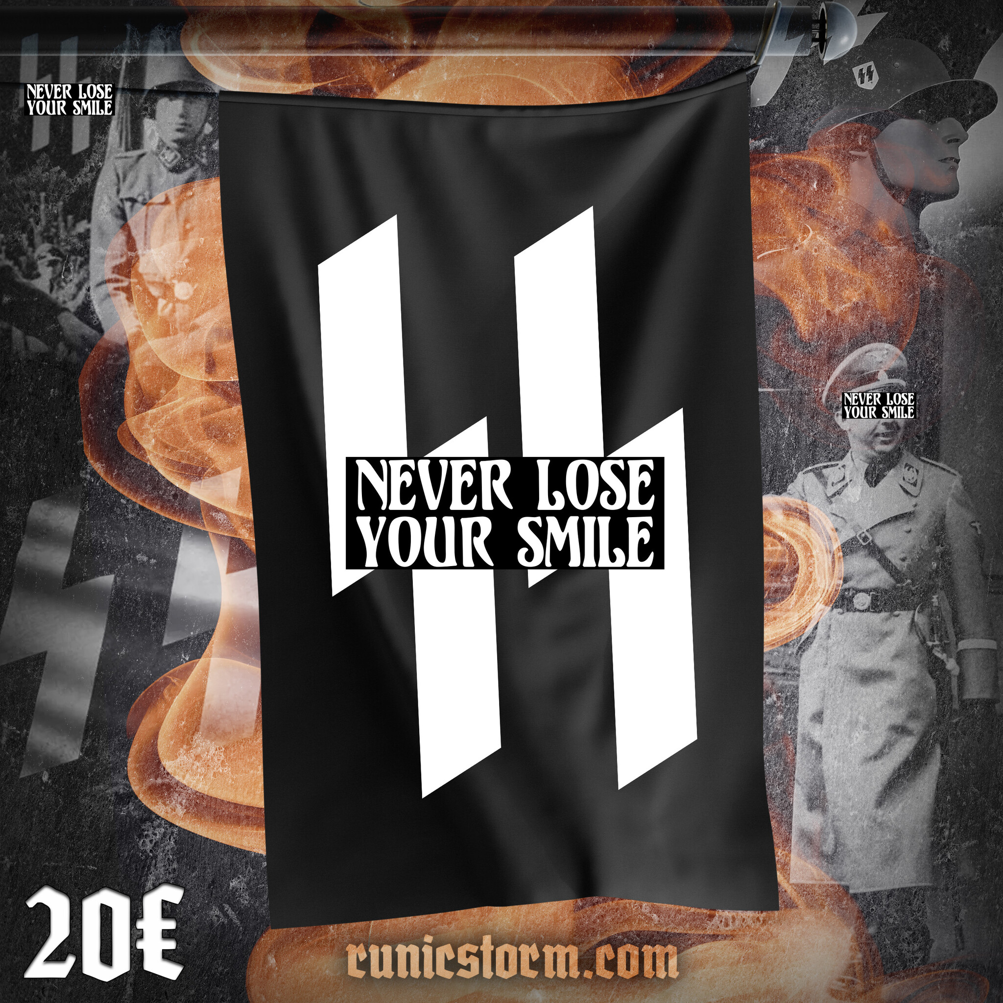 Flags | The «Sieg Runes» Flag | Runic Storm