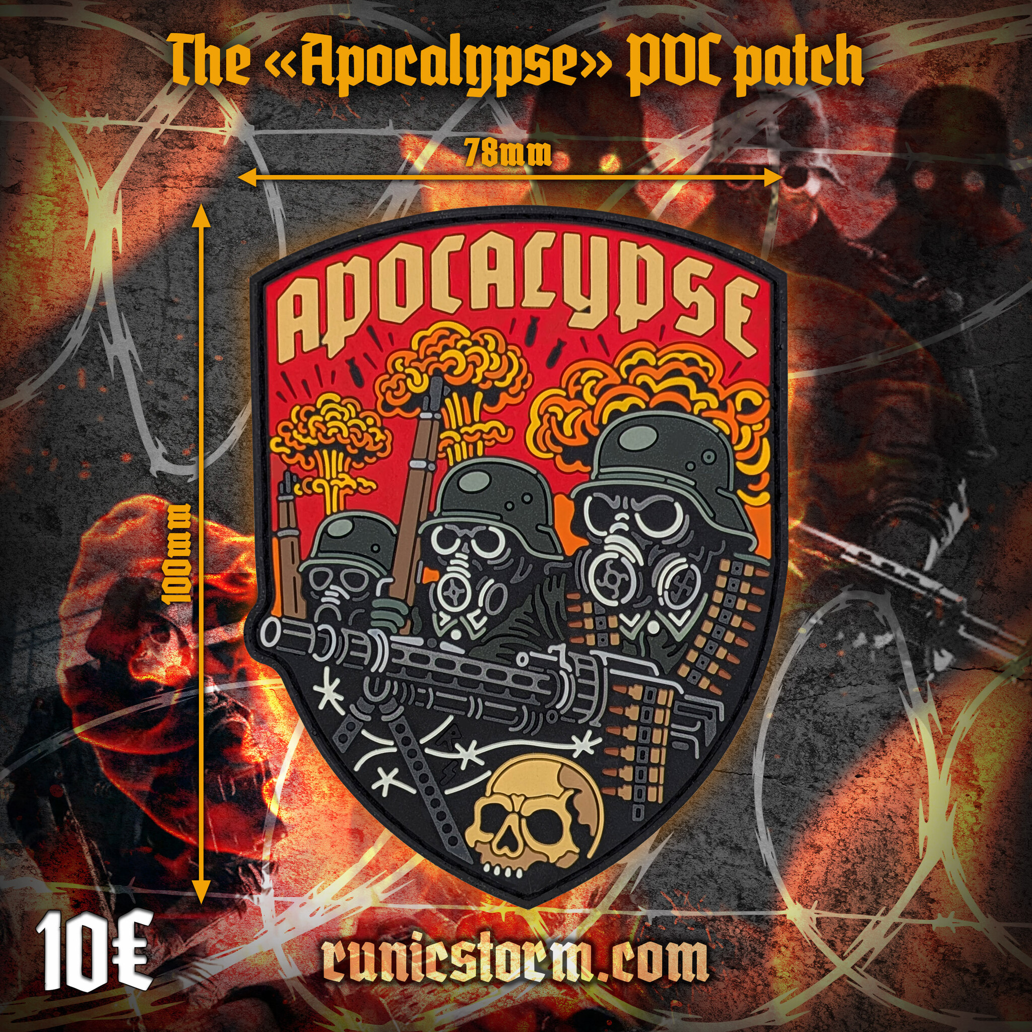 Patches | The «Apocalypse» PVC patch | Runic Storm
