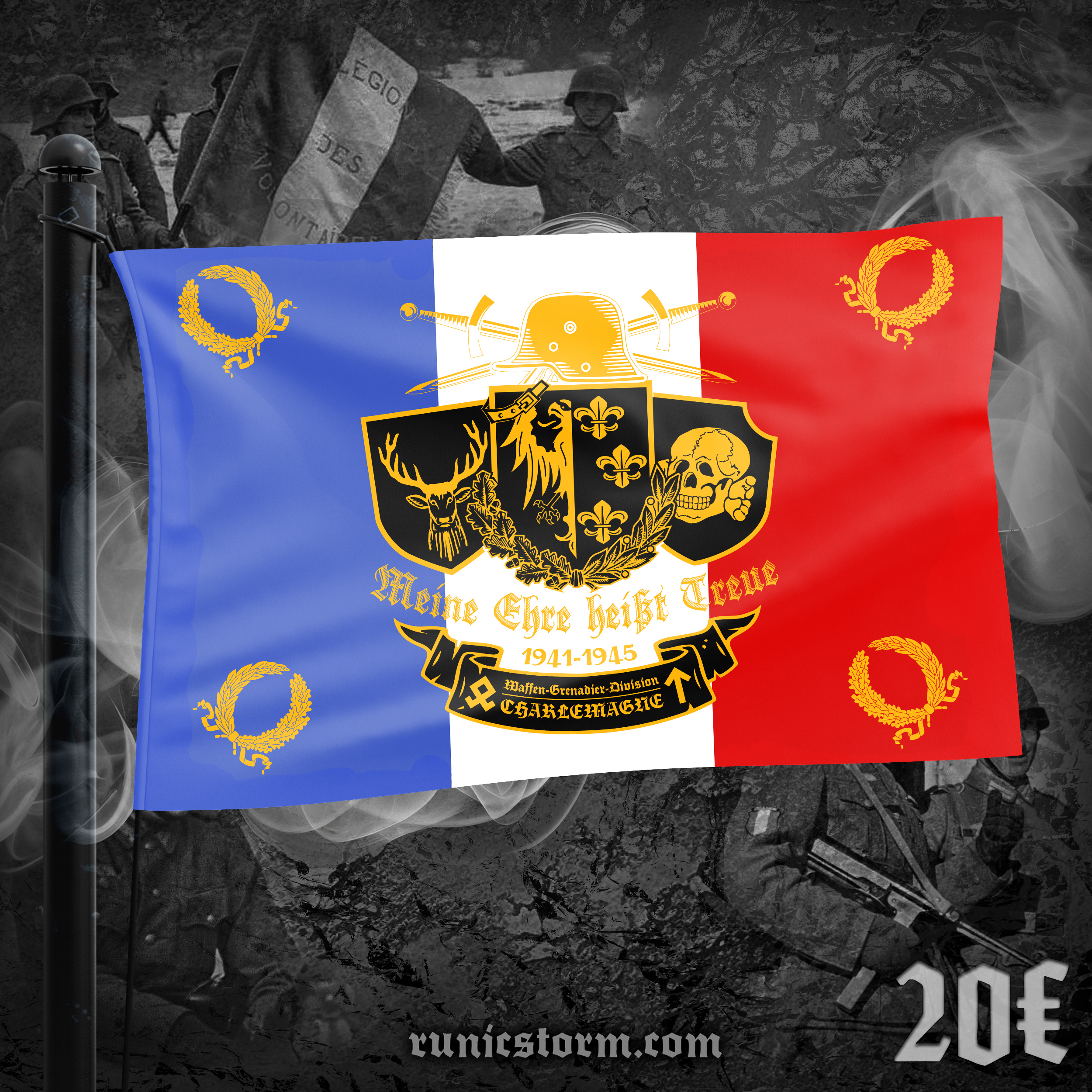 Flags | The «Charlemagne» Flag | Runic Storm