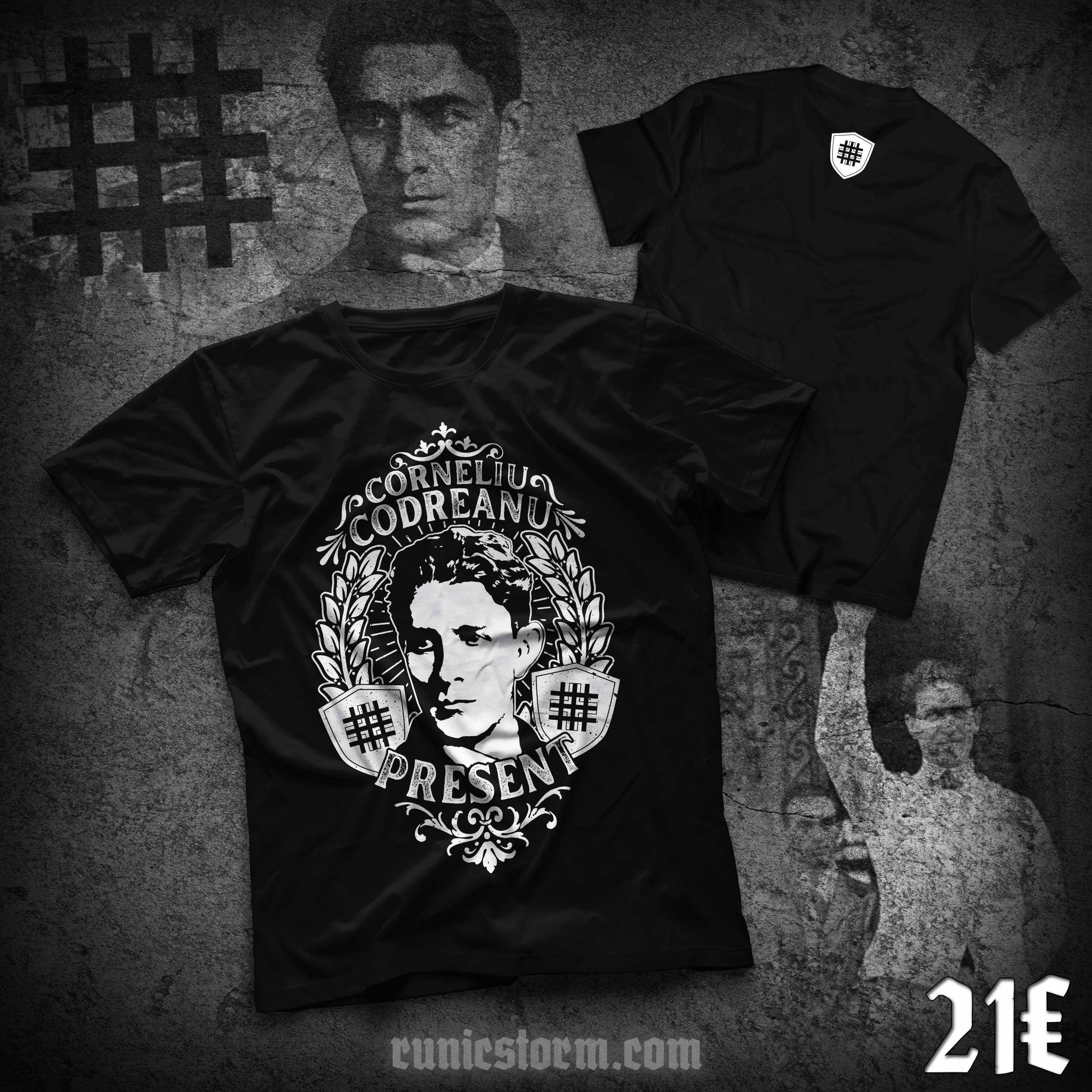 Codreanu T-shirt | The «Corneliu Codreanu» T-shirt | Runic Storm