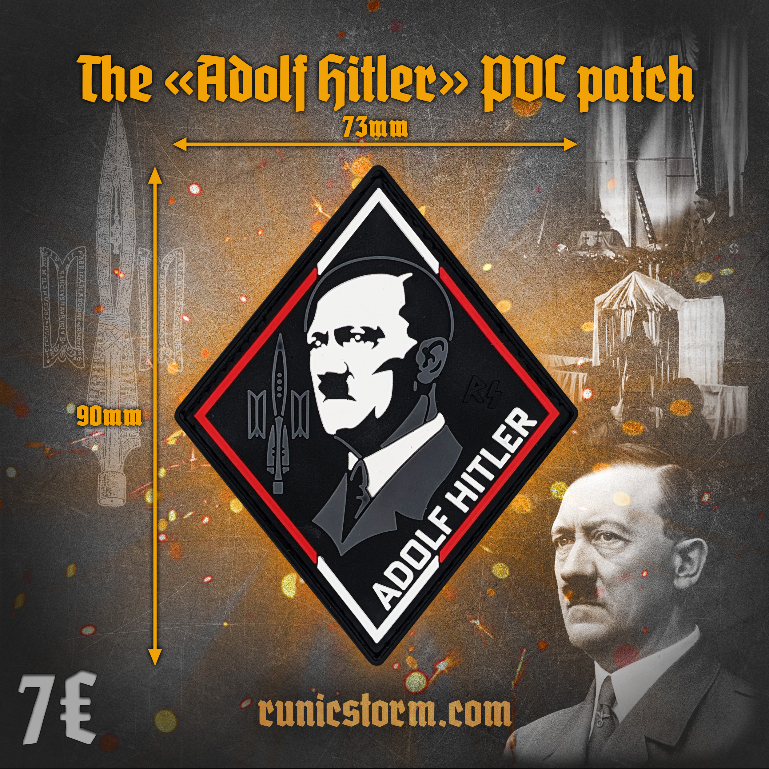 Patch Famous Patches | The «Famous people» PVC patch series | Runic Storm