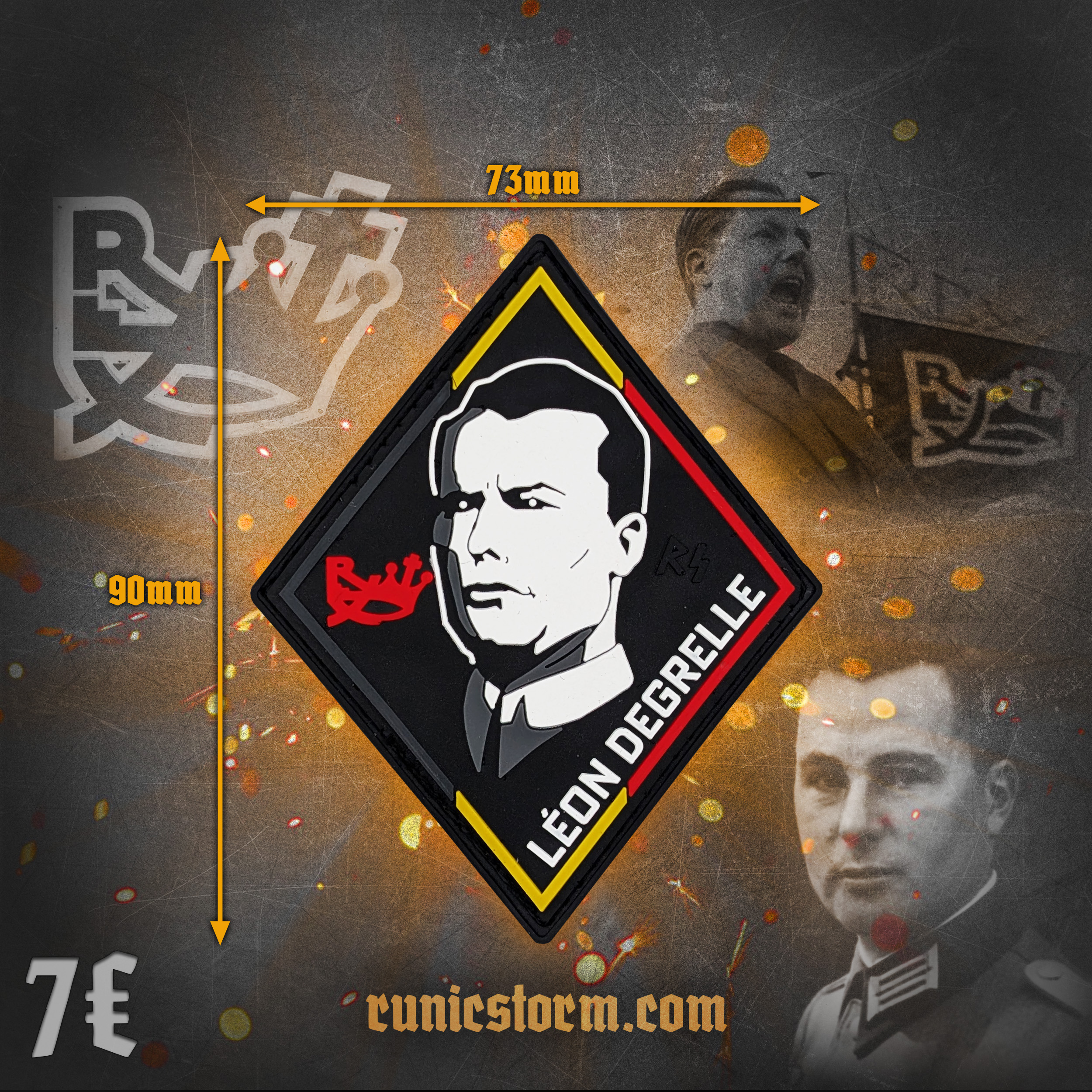 Storm Pvc Patch The «Léon Degrelle» PVC patch | Runic Storm