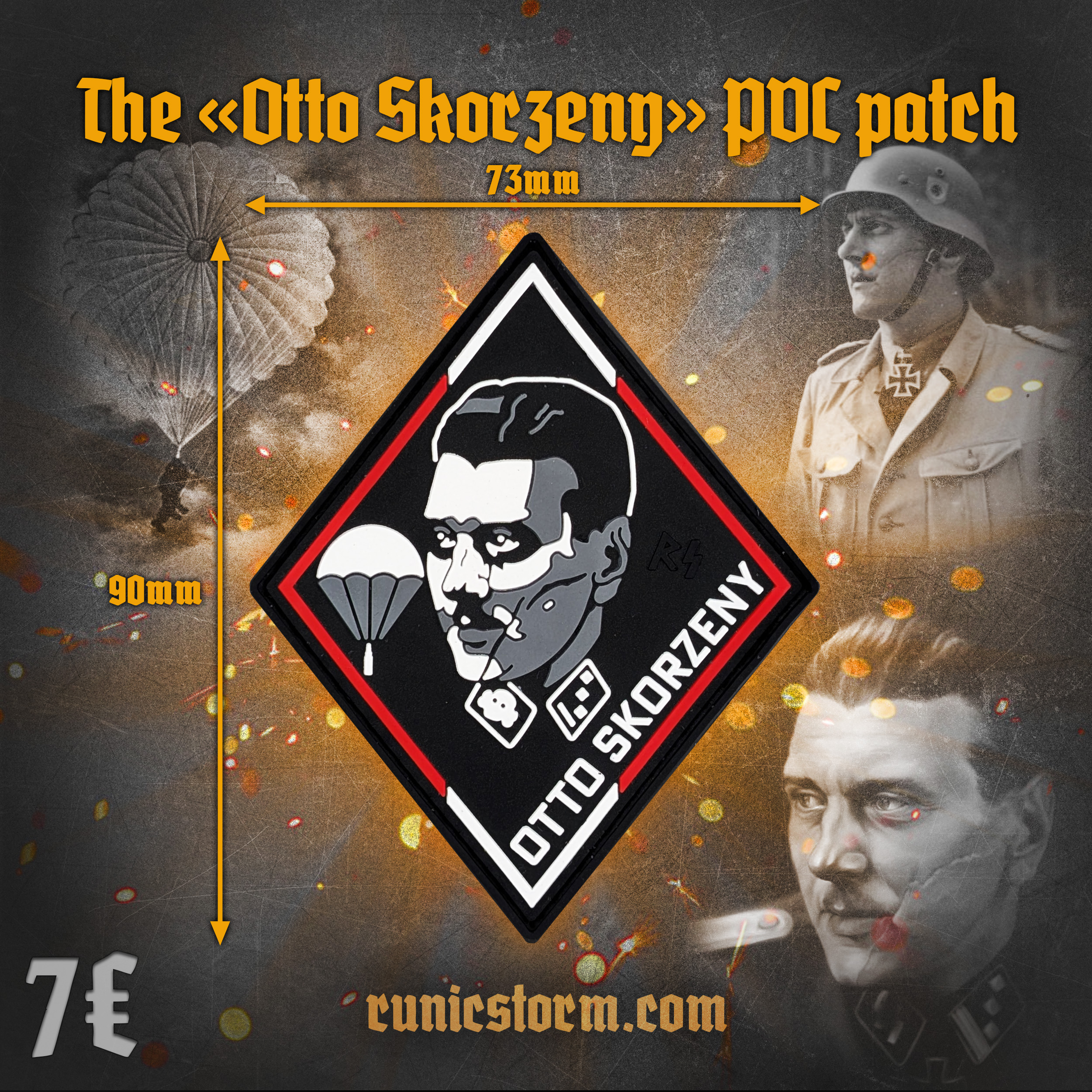 Patch Famous Patches | The «Famous people» PVC patch series | Runic Storm