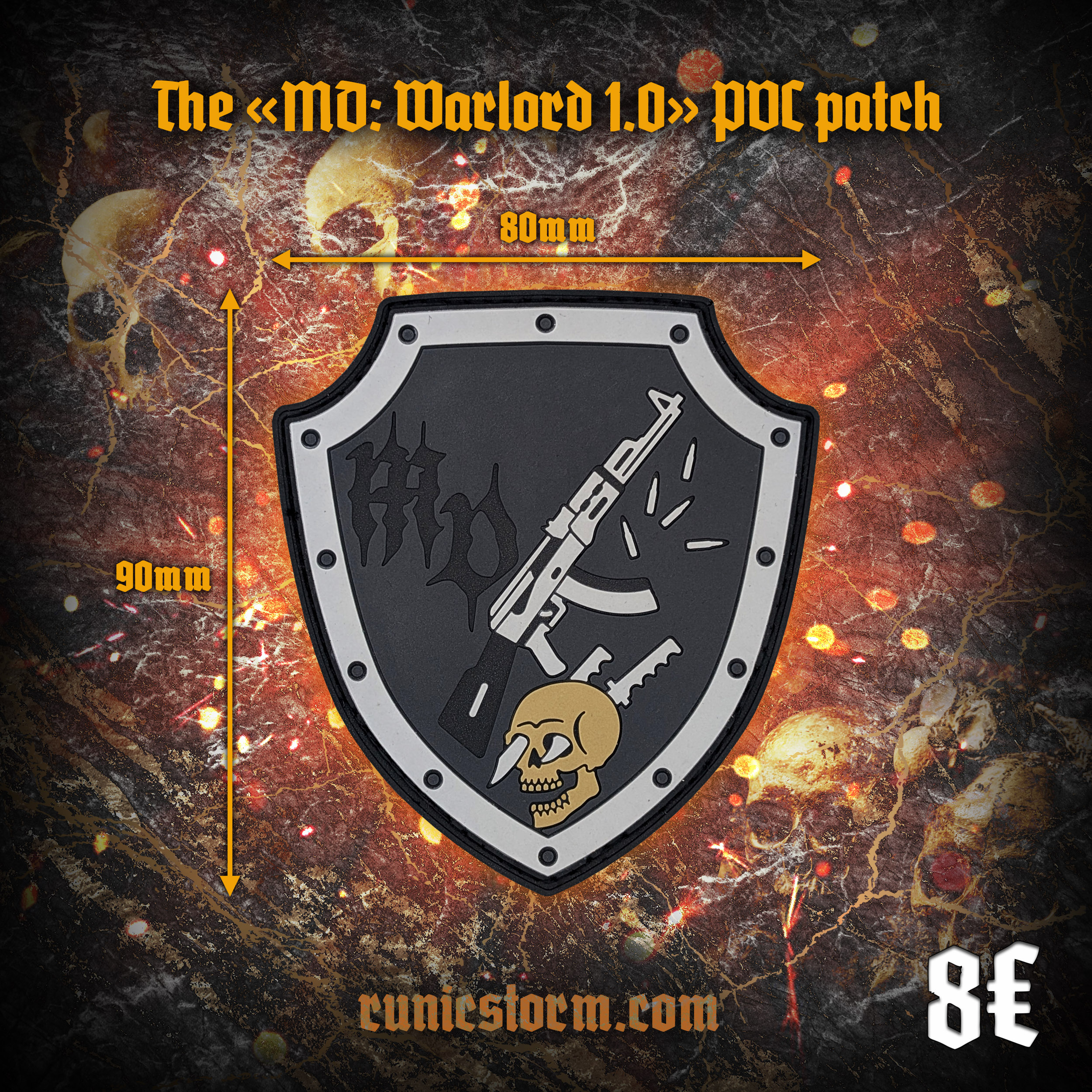 Storm Pvc Patch Patches | The «MD: Warlord» PVC patch | Runic Storm