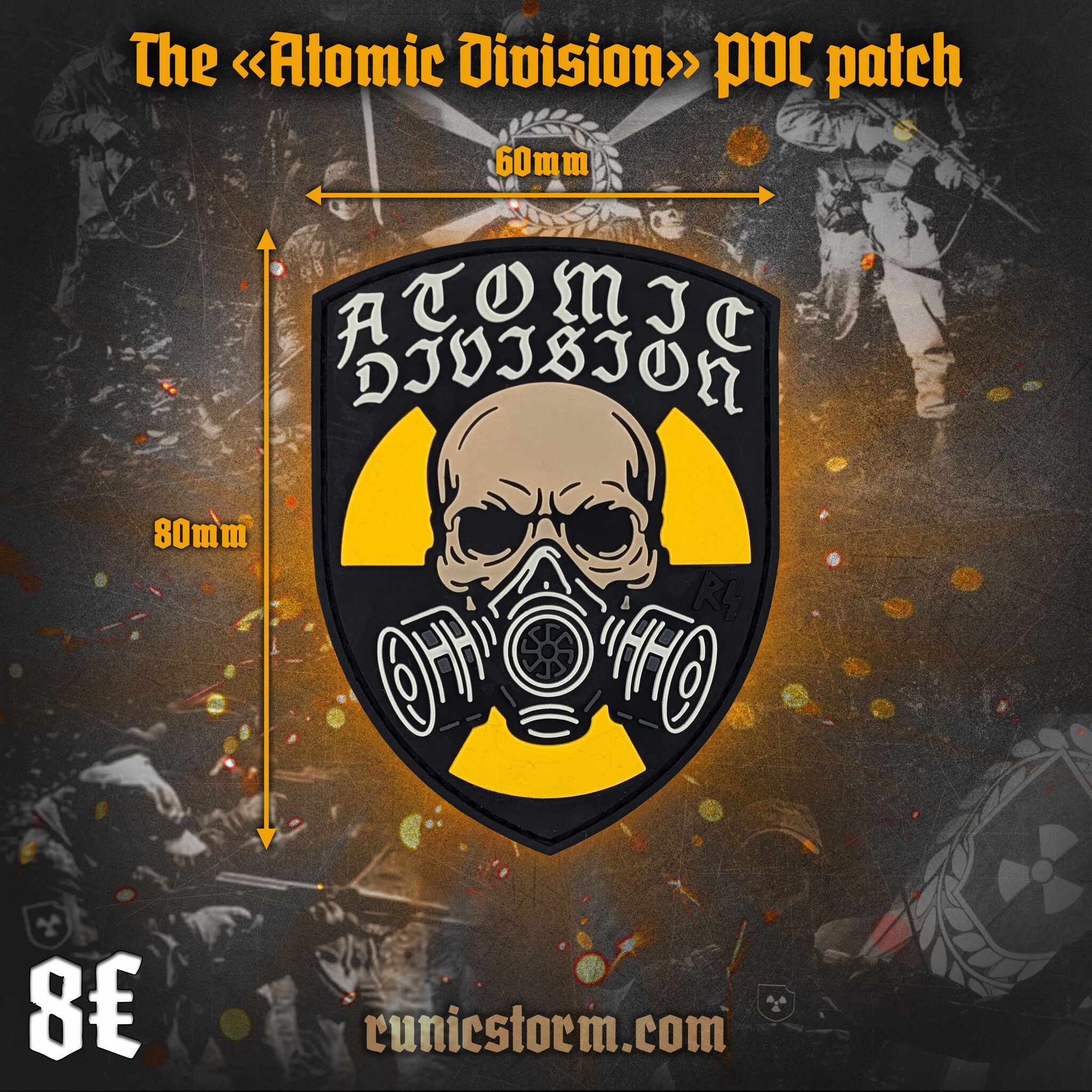 Patches | The «Atomic Division» PVC patch | Runic Storm