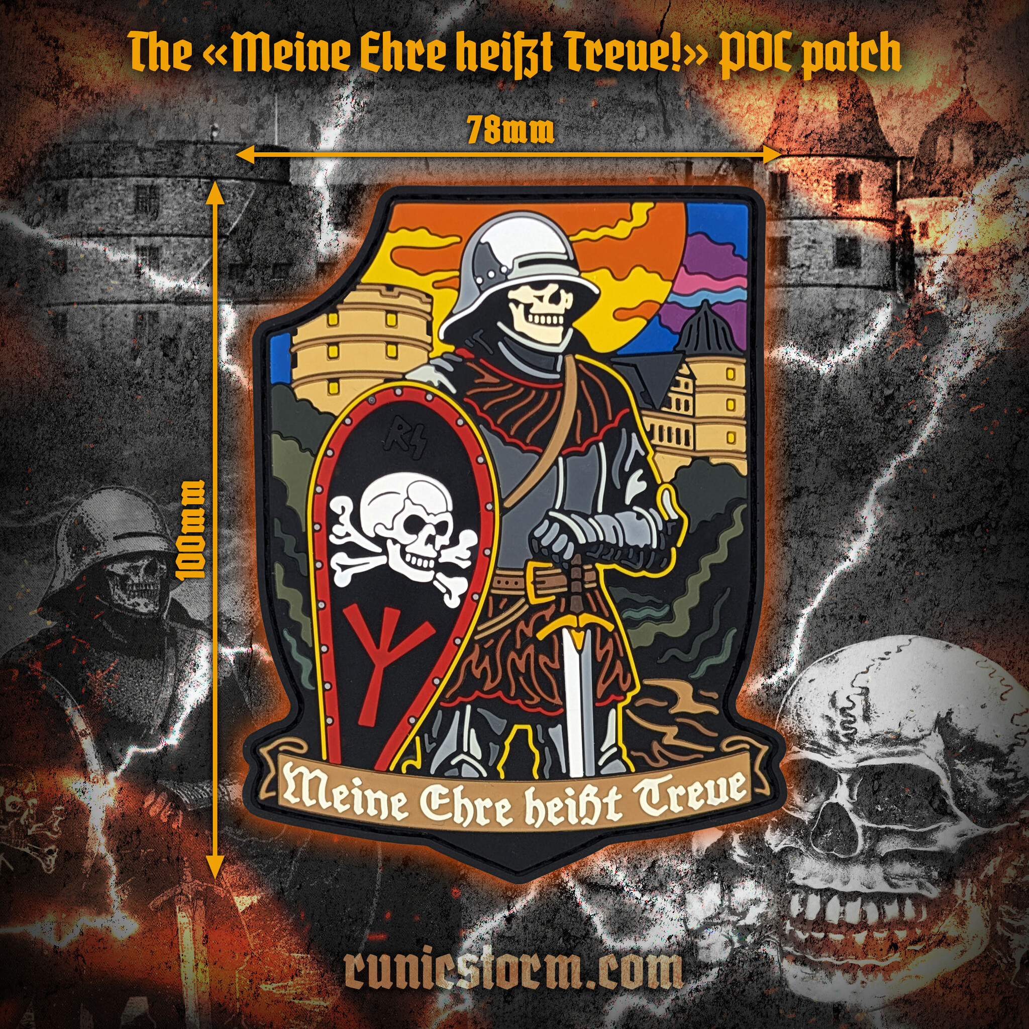 Runic Fsb Patch Patches | The «Meine Ehre heißt Treue» PVC patch | Runic Storm