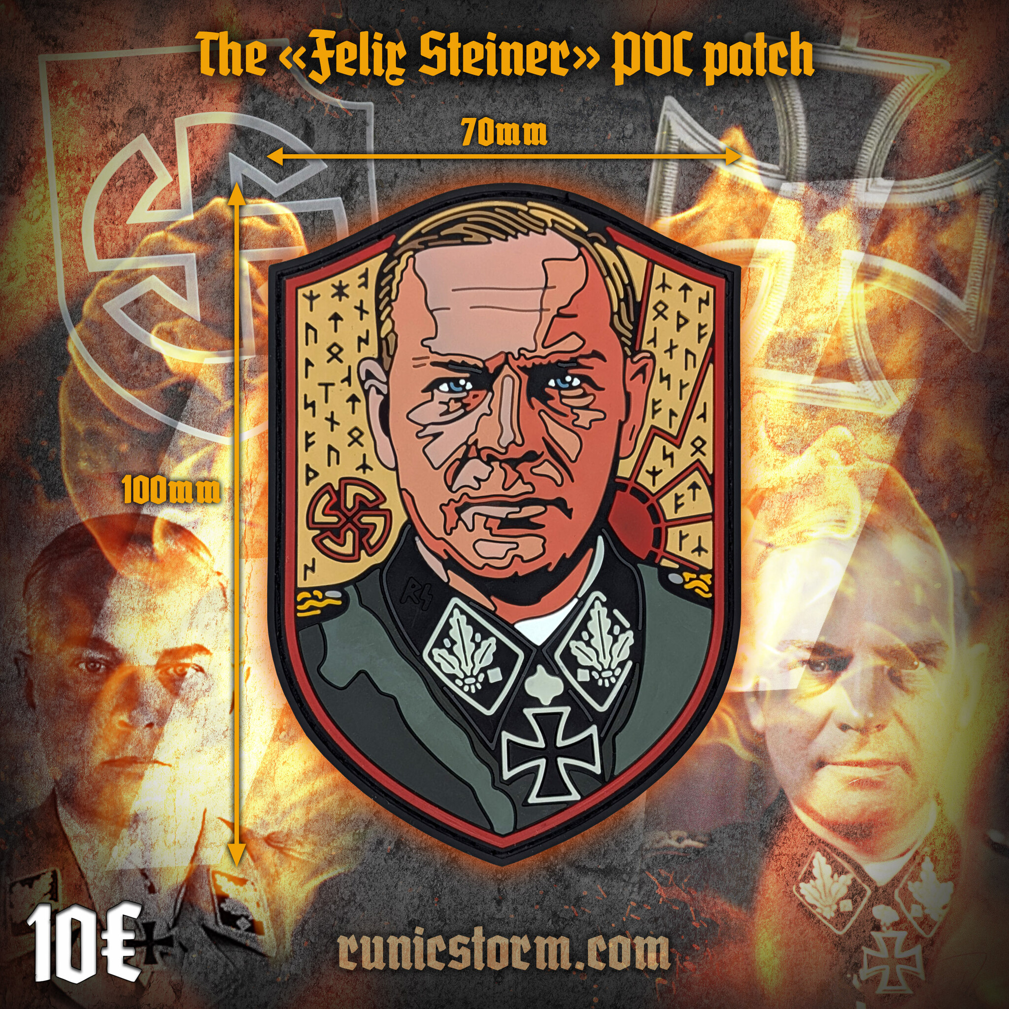 Runic Fsb Patch Patches | The «Felix Steiner» PVC patch | Runic Storm