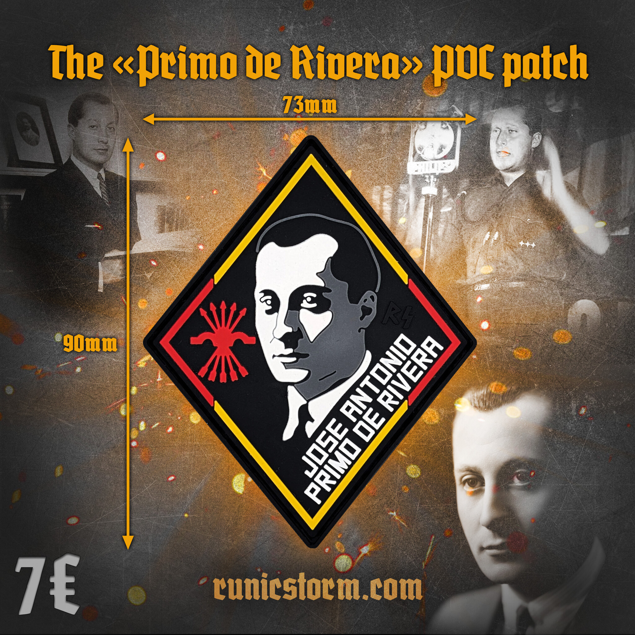 Runic Fsb Patch Patches | The «Famous people» PVC patch series | Runic Storm