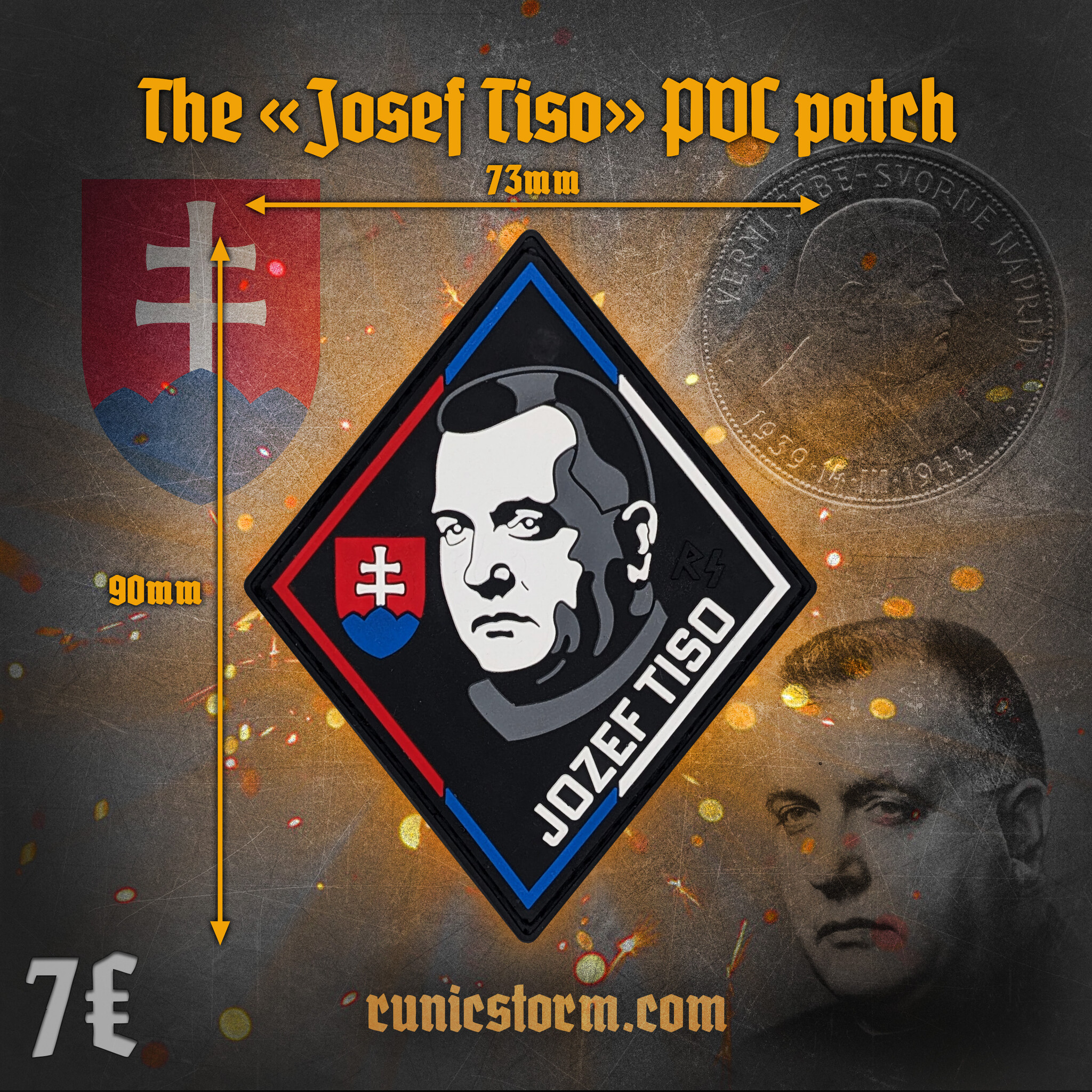 Patch Famous Patches | The «Famous people» PVC patch series | Runic Storm