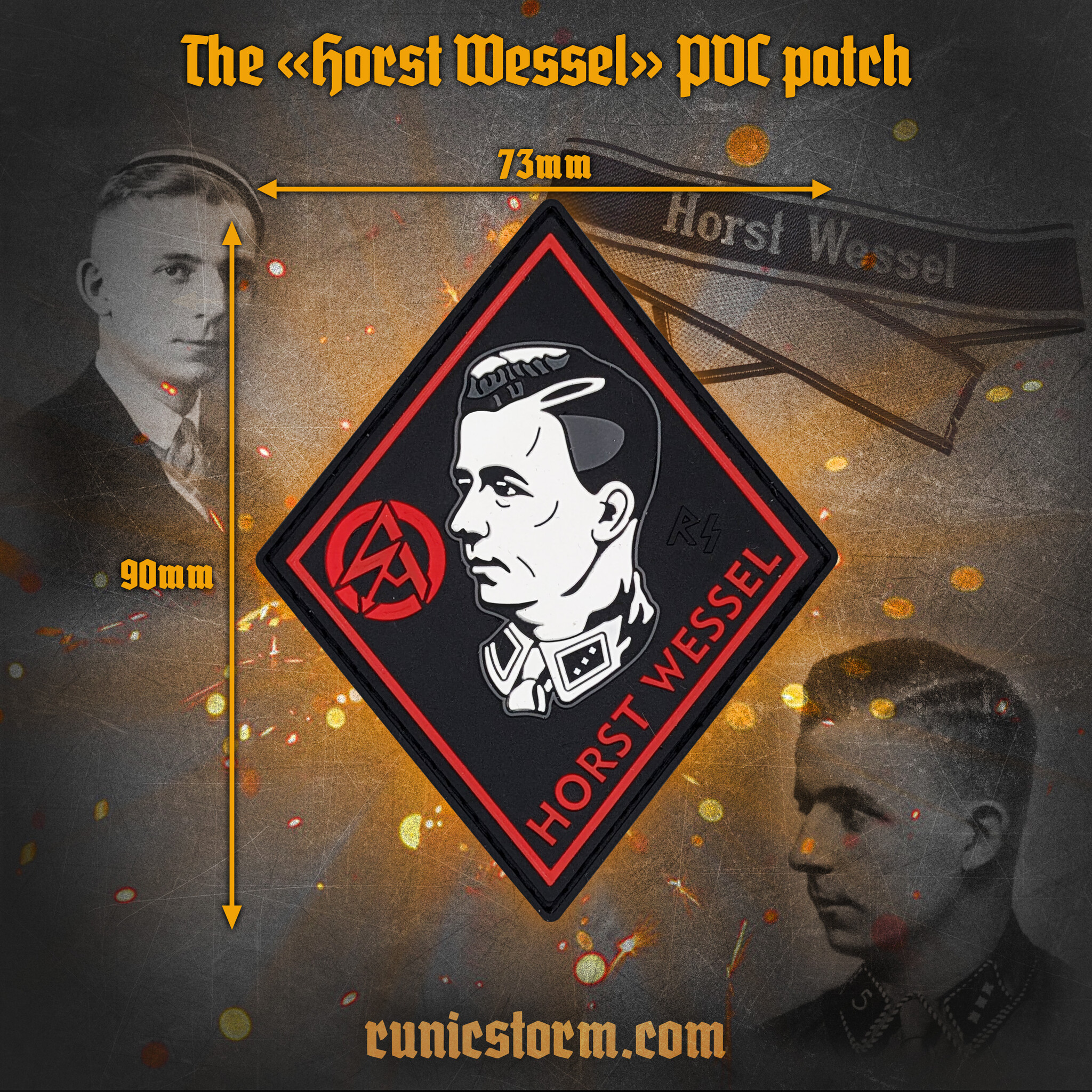 Patch Famous Patches | The «Famous people» PVC patch series | Runic Storm