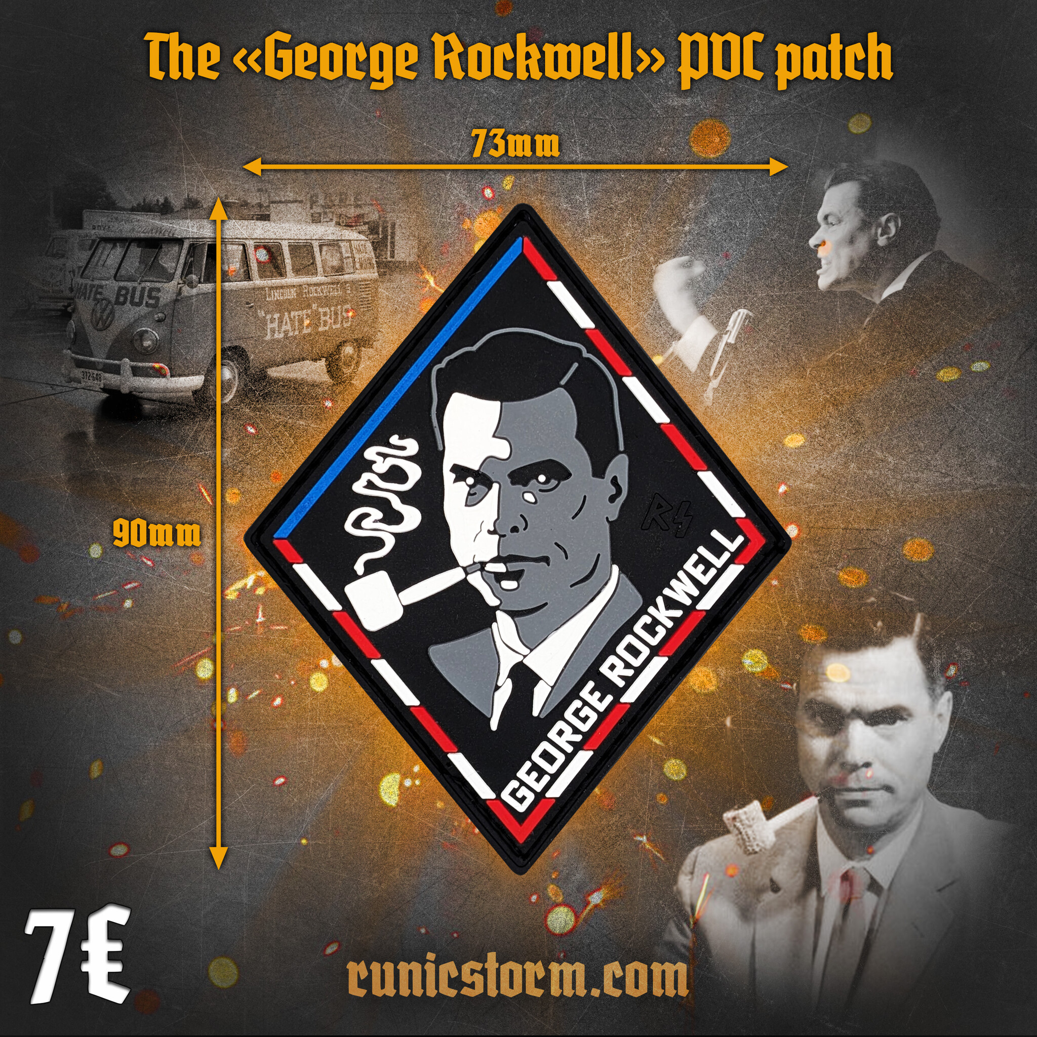 Patch Famous Patches | The «Famous people» PVC patch series | Runic Storm
