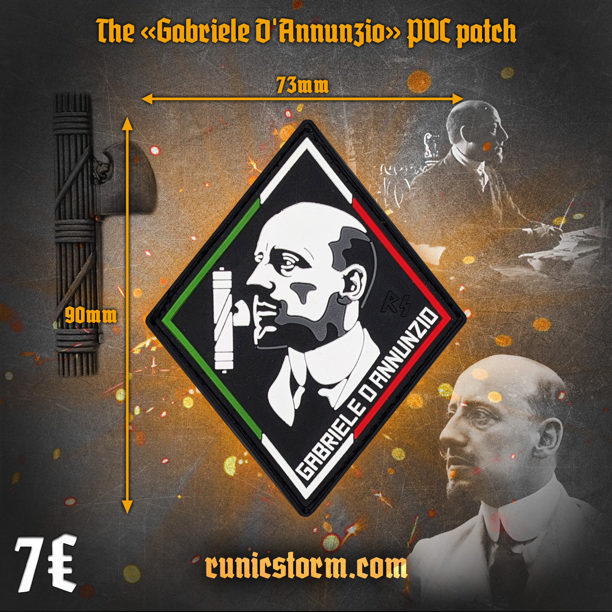 Patches | The «Famous people» PVC patch series | Runic Storm