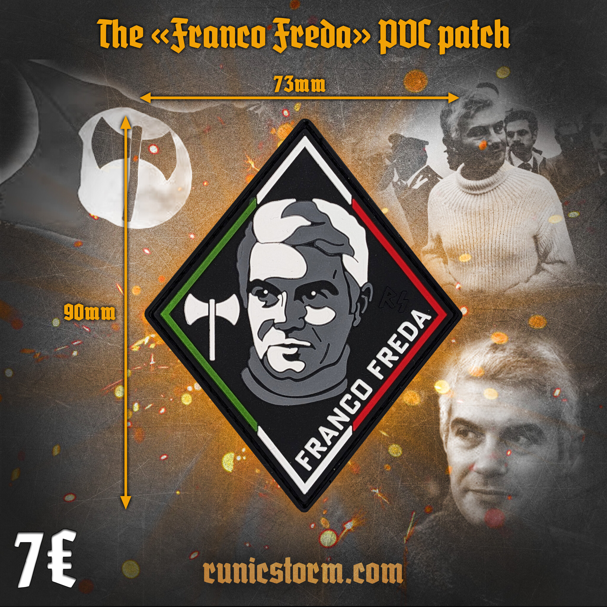 Patches | The «Famous people» PVC patch series | Runic Storm