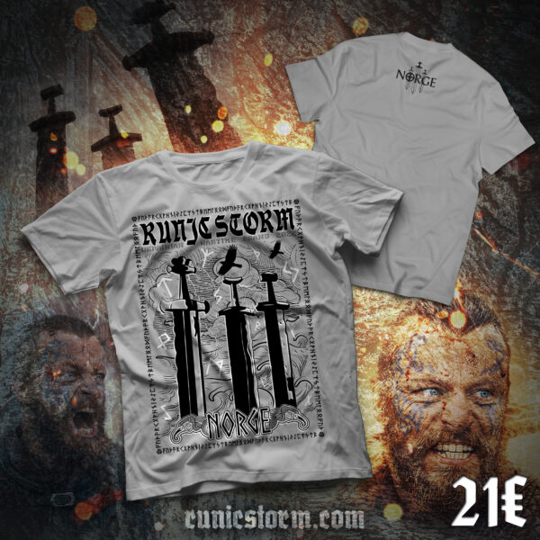 The «Sverd i Fjell gray» T-shirt