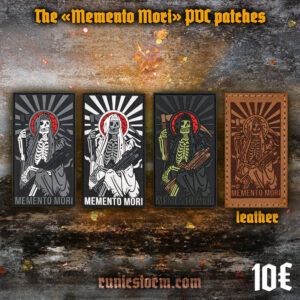 The «Memento Mori» PVC patches