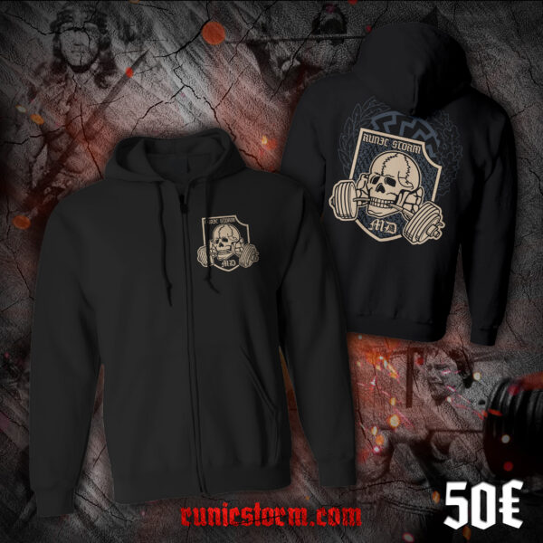 The «Pump das Eisen» Zipper Winter Hoodie