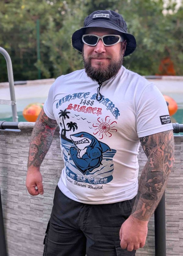 The «White Shark» T-shirt - Image 2