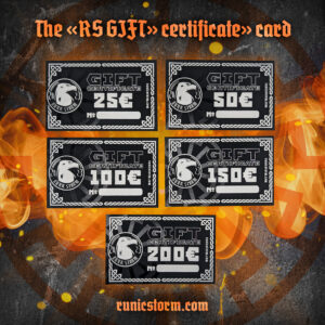The «RS GIFT» certificate card