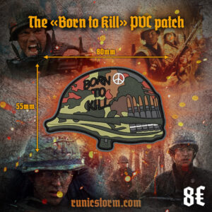 The «Born to Kill» PVC patch