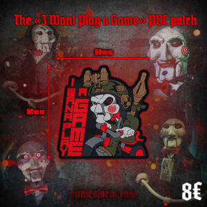 The «I Want Play a Game» PVC patch