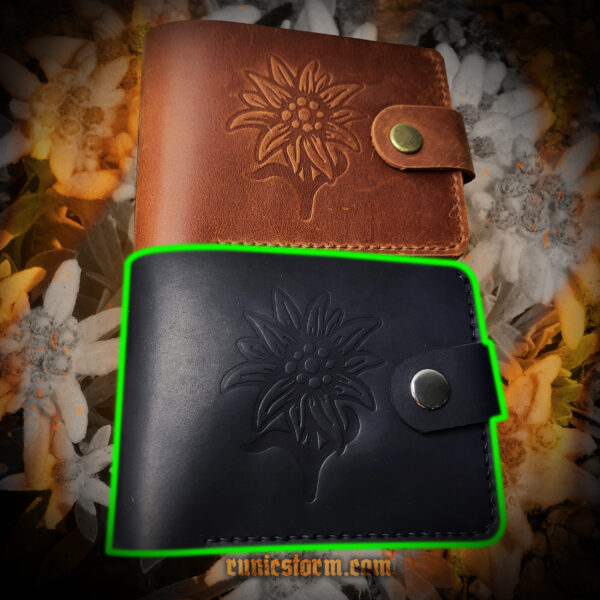 The «Edelweiss» Leather Wallet - Image 2