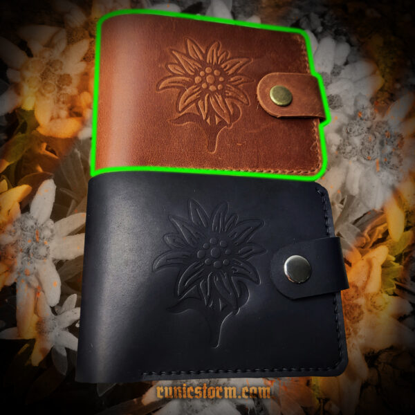 The «Edelweiss» Leather Wallet - Image 3