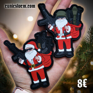 The «Militant Santa» PVC patch
