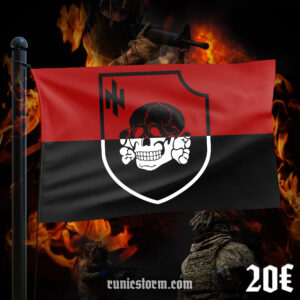 The «Red Black Totenkopf» Flag