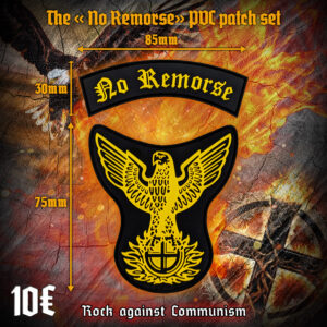 The «No Remirse» PVC patch set