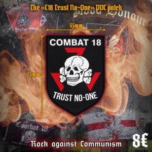The «Trust No-One» PVC patch