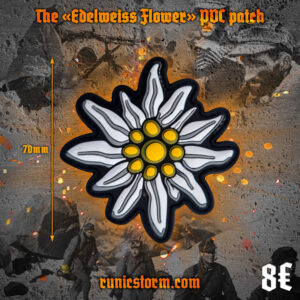 The «Edelweiss flower» PVC patch