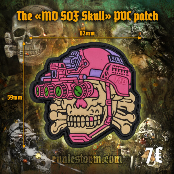 The «MD SOF Skull» PVC patchеs - Image 4