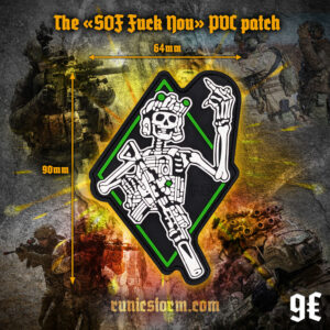 The «SOF Fuck You» PVC patch
