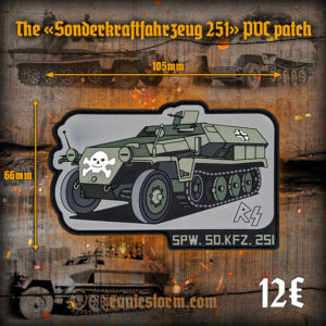 The «Sonderkraftfahrzeug 251» PVC patch