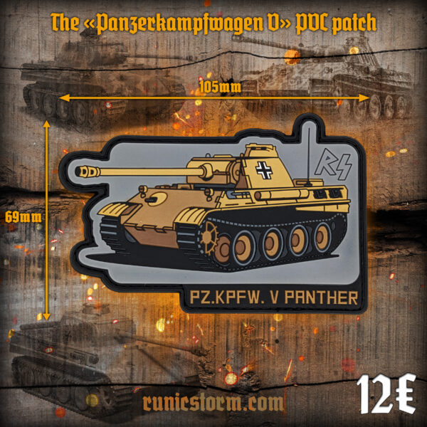 The «Panzer V Panther» PVC patch - Image 2