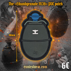 The «Eihandgranate M39» PVC patch