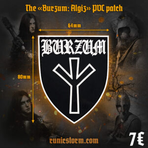 The «Burzum: Algiz» PVC patch