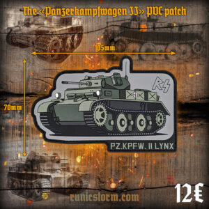 The «Panzer II LYNX» PVC patch