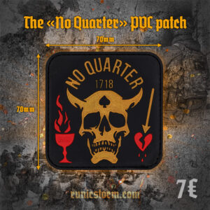 The «No Quarter» PVC patch