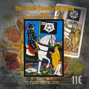 The «Death (Tarot)» PVC patch