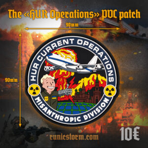 The «HUR Current Operations» PVC patch