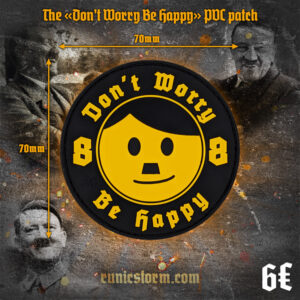 The «Don't Worry Be Happy» PVC patch