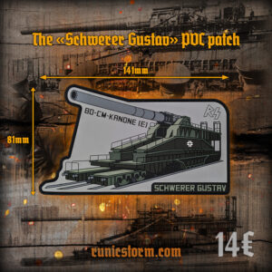 The «Schwerer Gustav» PVC patch