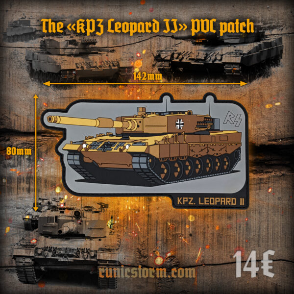 The «KPz. LEOPARD II» PVC patch - Image 2