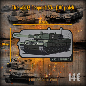 The «KPz. LEOPARD II» PVC patch