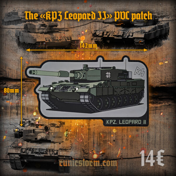 The «KPz. LEOPARD II» PVC patch