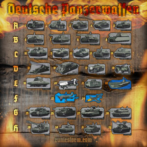 The «Deutsche Panzerwaffe» PVC patch collection (field), panel N. 15
