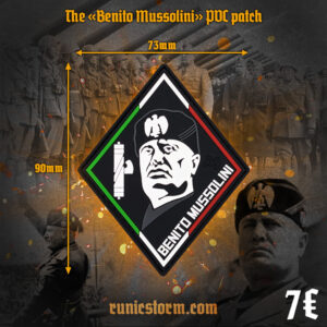 The «Benito Mussolini» PVC patch
