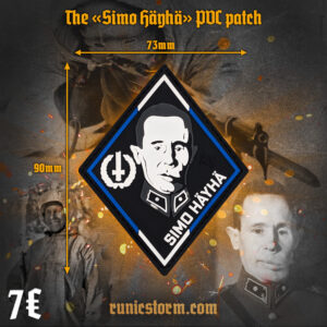 The «Simo Häyhä» PVC patch