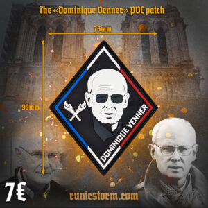 The «Dominique Venner» PVC patch